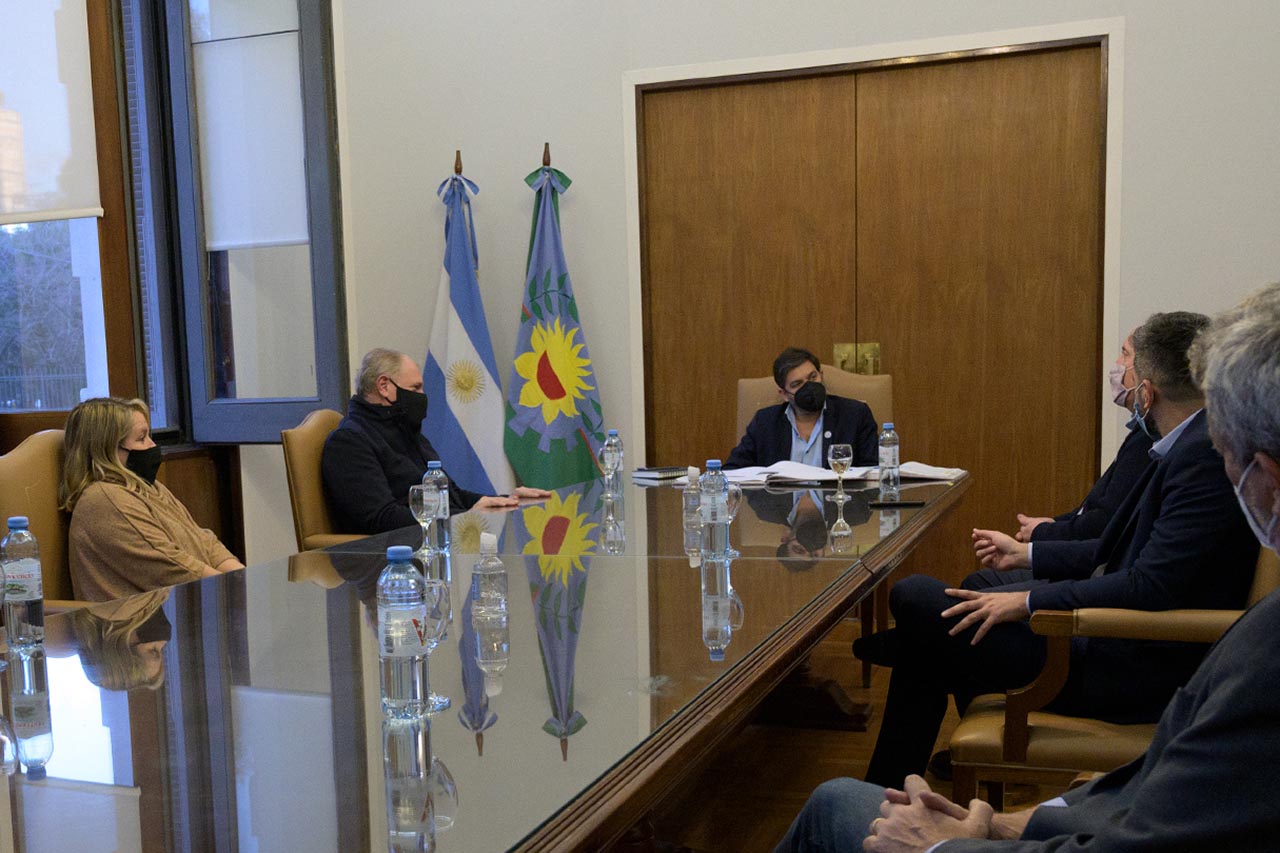 Ricardo Lissalde - Presidente director de AUBASA junto a Carlos Bianco