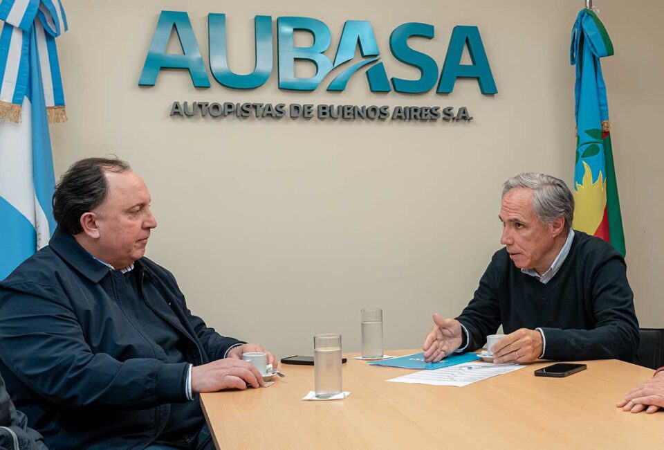 El presidente de AUBASA recibió al Intendente de General Las Heras Javier Osuna