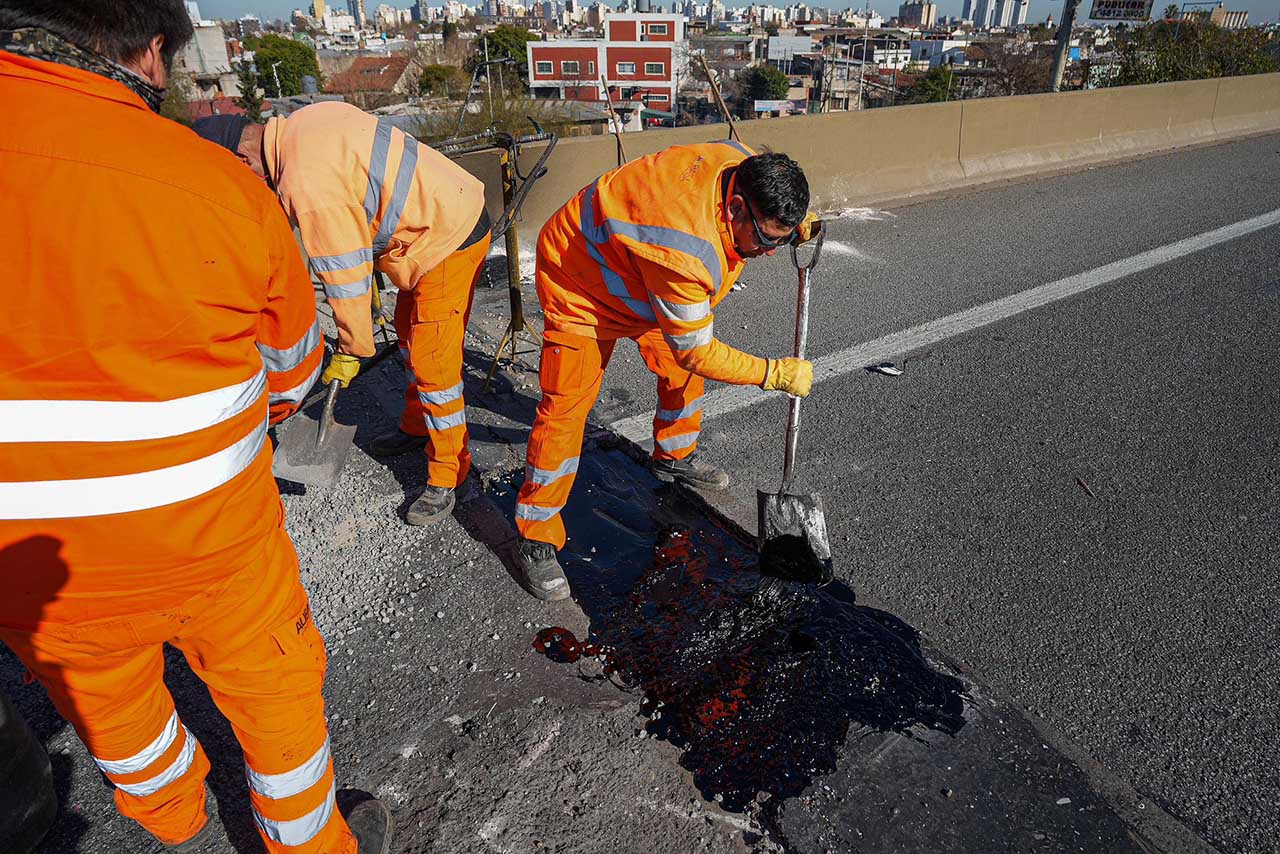 Obras en BALP trabajos sobre juntas de dilatación en puentes y viaductos