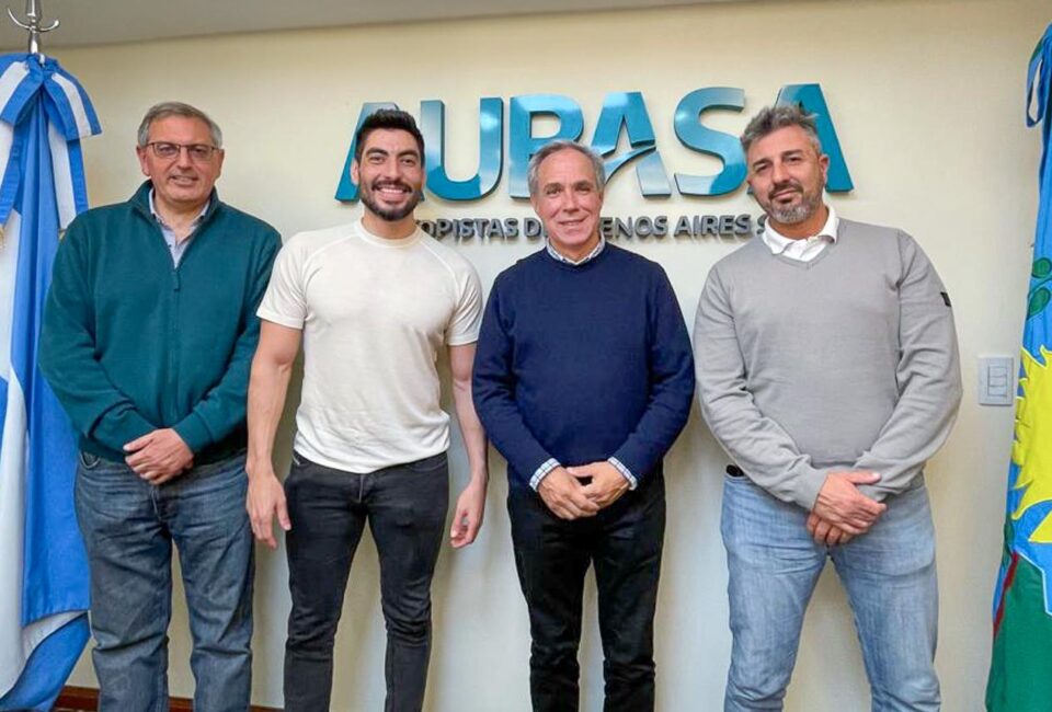 El Directorio de AUBASA recibió a Facundo Moyano